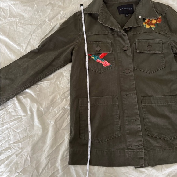 Embroidered Button Up Jacket - Picture 2 of 13